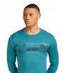 Блуза Icebreaker M's Merino 200 Oasis LS Crewe Thermal Top Elevation Line